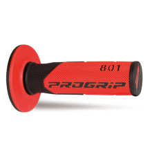 Progrip pg801 off road (22+25мм, довжина 115мм) колір чорний/червоний (двокомпонентний) (pg801bk/rd) (801-125)