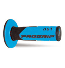 Progrip pg801 off road (22+25мм, довжина 115мм) колір чорний/світло-блакитний (двокомпонентний) (pg801) (801-286)