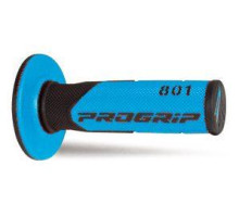 Progrip pg801 off road (22+25мм, довжина 115мм) колір чорний/світло-блакитний (двокомпонентний) (pg801) (801-286)