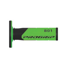 Progrip pg801 позашляхові ручки (22+25мм, довжина 115мм), колір чорний/зелений (двокомпонентні) (801-138) (pg801bk/gr)