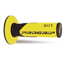 Progrip pg801 позашляхові ручки (22+25мм, довжина 115мм) чорні/жовті (двокомпонентні) (801-142) (pg801/2) (pg801/2)