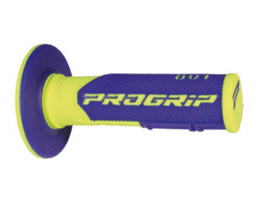 Progrip pg801 off road (22+25мм, довжина 115мм) fluo жовтий/blue (двокомпонентний) (801-252) (pg801ylf/bl)
