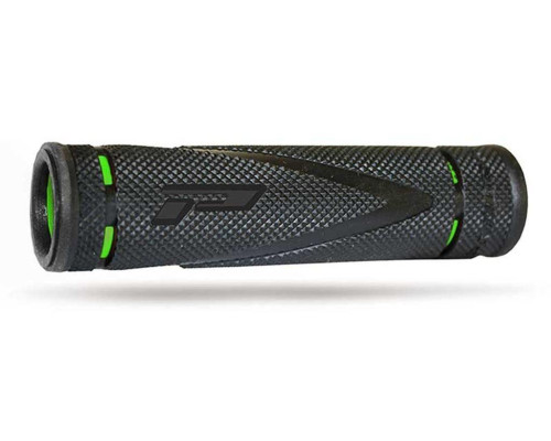 Ручки для квадроциклів progrip pg838 (22+22мм, довжина 125мм), колір чорний/зелений (двокомпонентні) (838-sa-198;838-198 sa)