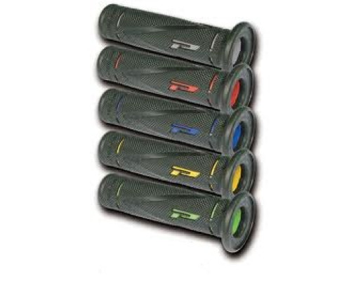Манжети progrip pg838 дорожні (22+25мм, довжина 122мм), колір чорний/червоний (двокомпонентні) (838-149) (pg838/4)