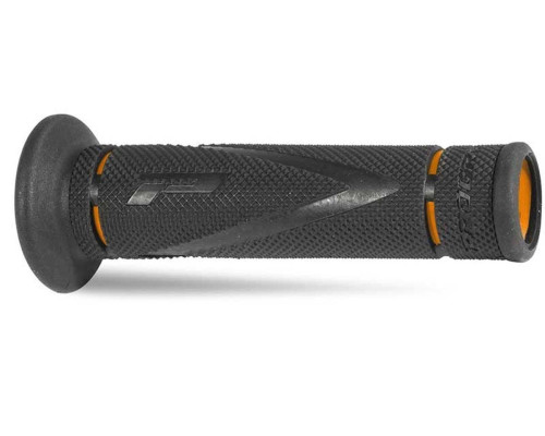 Манжети progrip pg838 дорожні (22+25мм, довжина 122мм), колір чорний/помаранчевий (двокомпонентні) (838-201) (pg838/1)