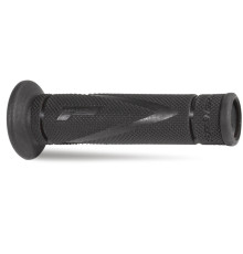 Ручка progrip pg838 road (22+25мм, довжина 122мм) колір чорний/титан (двокомпонентна)