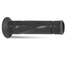 Ручка progrip pg838 road (22+25мм, довжина 122мм) колір чорний/титан (двокомпонентна)