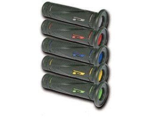Манжети progrip pg838 дорожні (22+25мм, довжина 122мм), колір чорний/зелений (двокомпонентні) (838-198) (pg838/6)