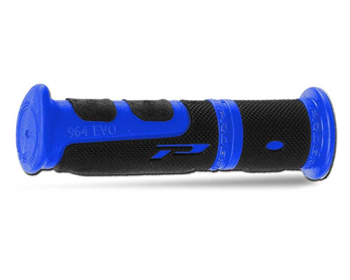 Progrip manoeuvres pg964 atv/jet ski/mtb (22+22мм, довжина 120мм) колір синій/чорний (964-150) (pg964/2)
