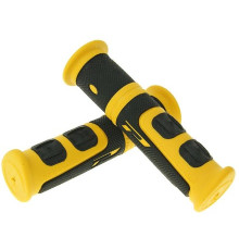 Ручка progrip pg964 atv/jet ski/mtb (22+22мм, довжина 120мм) жовта/чорна (964-202) (pg964/1) (pg964/1)