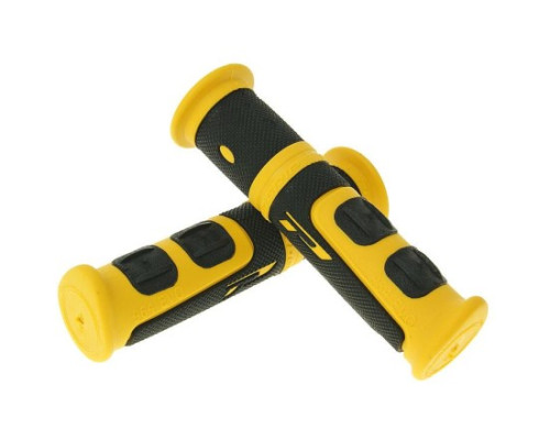Ручка progrip pg964 atv/jet ski/mtb (22+22мм, довжина 120мм) жовта/чорна (964-202) (pg964/1) (pg964/1)