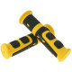 Ручка progrip pg964 atv/jet ski/mtb (22+22мм, довжина 120мм) жовта/чорна (964-202) (pg964/1) (pg964/1)