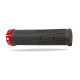 Ручка progrip pg995 atv/jet ski/mtb (22+22мм, довжина 120мм) колір чорний з червоним фіксатором (995-357) (995-107)