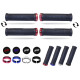 Progrip manoeuvres pg995 atv/jet ski/mtb (22+22мм, довжина 120мм) чорний з синім фіксатором (995-356)
