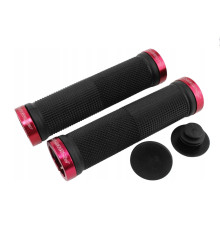 Progrip manoeuvres pg999 atv/jet ski/mtb (22+22мм, довжина 120мм) колір чорний з червоною фіксацією (999-107)