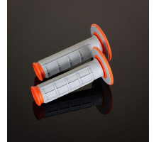 Renthal mx dual compound 1/2 вафельний, двокомпонентний, сіро-помаранчевий колір