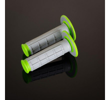 Renthal mx double compound diamont green waff, сірий/зелений колір