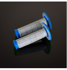 Renthal mx double compound tapered blue h/waff, сіро-блакитний, колір сірий/блакитний