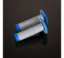 Renthal mx double compound tapered blue h/waff, сіро-блакитний, колір сірий/блакитний
