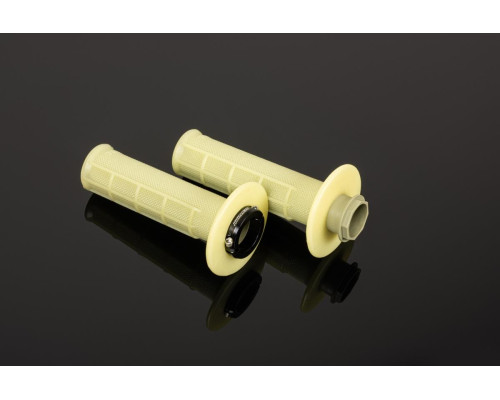 Манжети renthal mx r-works lock-on aramid (напіввафельні) кремового кольору