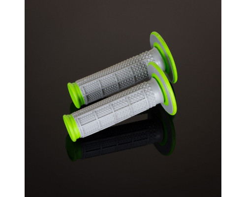 Renthal promotion mx double compound tapered green h/waff, колір сірий/зелений