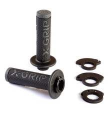 X-grip braaaap ручки lock-on-grip (з адаптерами rolgaz) сірого кольору