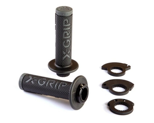 X-grip braaaap ручки lock-on-grip (з адаптерами rolgaz) сірого кольору