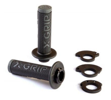 X-grip braaaap ручки lock-on-grip (з адаптерами rolgaz) сірого кольору