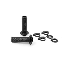 X-grip braaaap ручки lock-on-grip (з адаптерами rolgaze) сірий відкритий кінець (з отвором) колір сірий