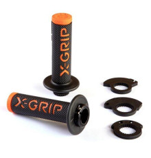 X-grip braaaap ручки lock-on-grip (з адаптерами rolgaz) помаранчевий колір помаранчевий