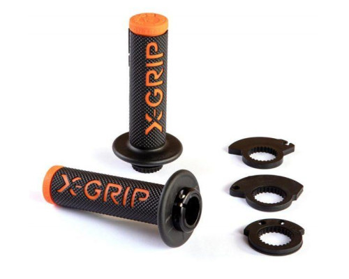 X-grip braaaap ручки lock-on-grip (з адаптерами rolgaz) помаранчевий колір помаранчевий
