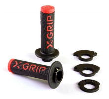 X-grip braaaap ручки lock-on-grip (з адаптерами rolgaz) червоний колір червоний