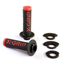 X-grip braaaap ручки lock-on-grip (з адаптерами rolgaz) червоний колір червоний