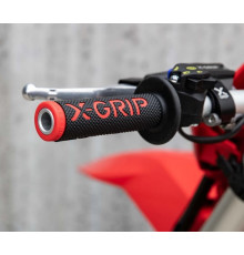 X-grip braaaap ручки lock-on-grip (з адаптерами rolgaze) червоний відкритий кінець (з отвором) червоний
