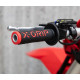 X-grip braaaap ручки lock-on-grip (з адаптерами rolgaze) червоний відкритий кінець (з отвором) червоний