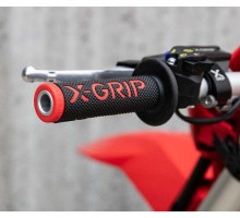 X-grip braaaap ручки lock-on-grip (з адаптерами rolgaze) червоний відкритий кінець (з отвором) червоний