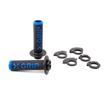 X-grip promotion braaaap ручки lock-on-grip (з адаптерами rolgaz) синій відкритий кінець (з отвором) колір синій
