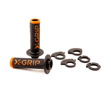X-grip promotion braaaap ручки lock-on-grip (з адаптерами rolgaz) помаранчевий відкритий кінець (з отвором) колір помаранчевий