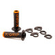 X-grip promotion braaaap ручки lock-on-grip (з адаптерами rolgaz) помаранчевий відкритий кінець (з отвором) колір помаранчевий