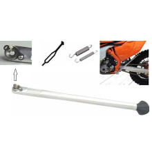Бокова підніжка buzzetti ktm exc 200/250/300 '08-'16, excf 250/350/450/500/505/530 '08-'16, срібляста (алюміній) (oem: 78003023044)
