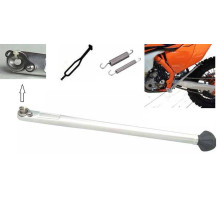 Бокова підніжка buzzetti ktm exc 200/250/300 '08-'16, excf 250/350/450/500/505/530 '08-'16, срібляста (алюміній) (oem: 78003023044)