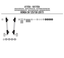 Kappa вікно 111 Racing7ak HONDA sh 125i-150i (17-19) HONDA sh 125i-150i (17-19)