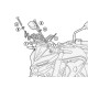 Кріплення лобового скла kappa 4128sk YAMAHA mt-03 321 (20)