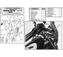 Кріплення лобового скла kappa YAMAHA xv 535 '89-'00