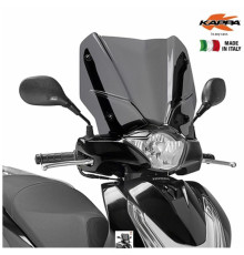 Вітрове скло kappa sh 125i-150i abs (12-16) 36,5 x 45 см з діамантами - встановлюється в оригінальні кронштейни