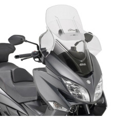Лобове скло kappa suzuki burgman 400 '17-'21, 75 x 67 см регульований потік повітря прозорий