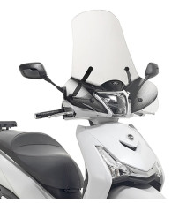 Kappa glass sym hd 300 (19), piaggio medley 125-150 i get / medley s 125-150 i get (20), symphony 125 (20), kymco people s 300 (19) 49 x 66 cm clear - потрібне фіксування моделі