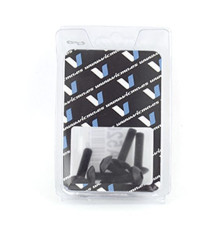 V parts (vicma) комплект болтів обтічника m5x25 (6шт) чорний (ta525nr)