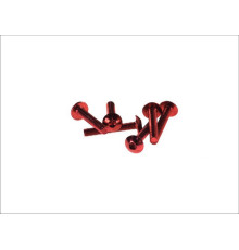V parts (vicma) комплект болтів обтічника m5x30 (6шт) червоні (шестигранні) (ta530rj)