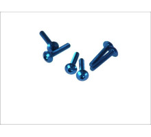 V parts (vicma) комплект болтів обтічника m5x30 (6 шт.) сині (шестигранні) (ta530az)